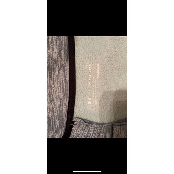 Under Armour Mens Grey/green Long-Sleeve 1/4 Zip Pullover Fleece Jacket Extra Ex - Picture 11 of 16